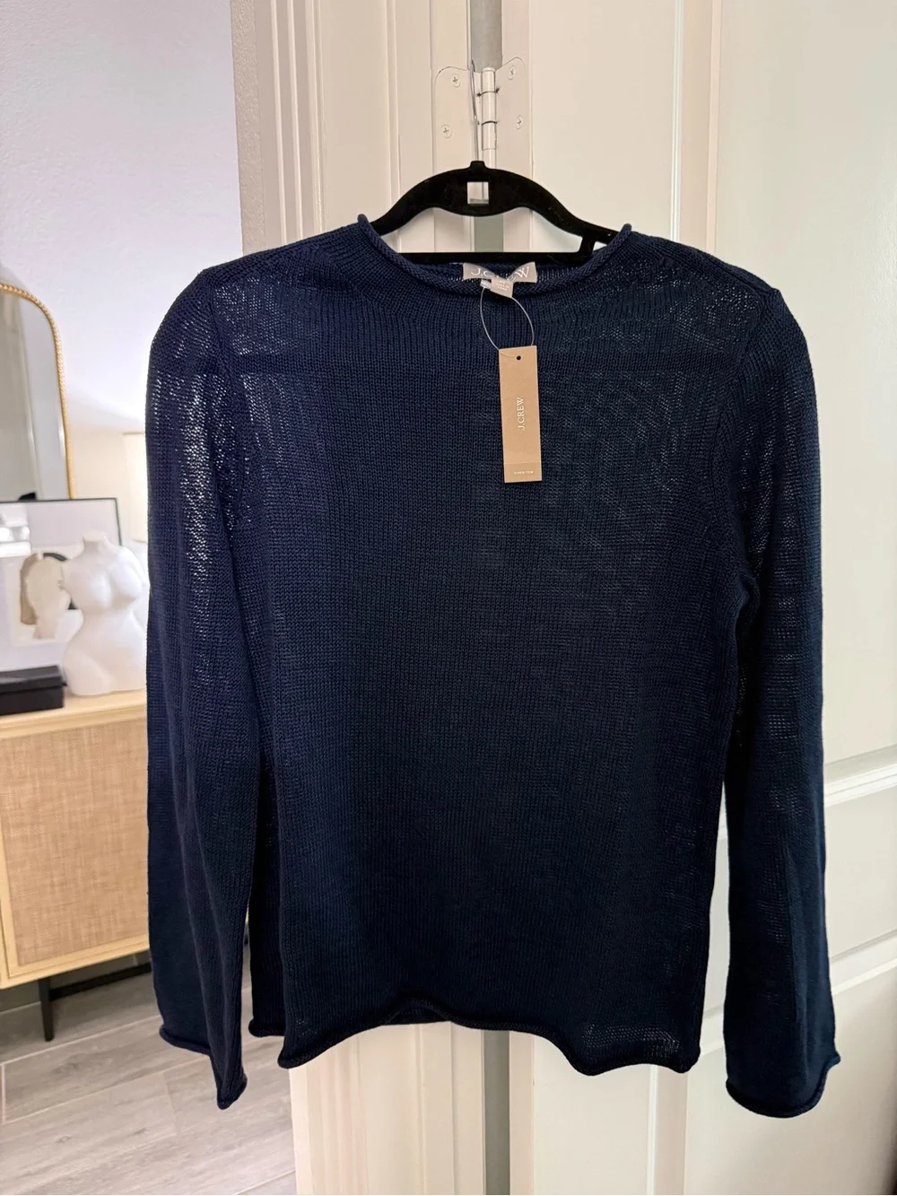 NWT J.Crew Navy Crewneck
